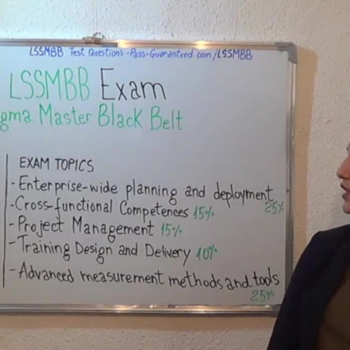 LSSMBB – Practice Exam Test Questions Six Sigma