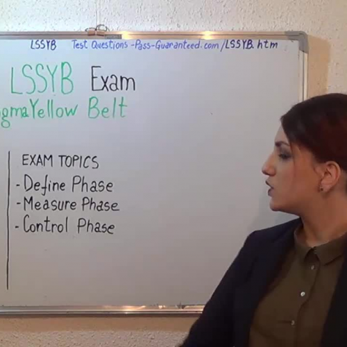LSSYB – Practice Exam Test Questions Six Sigma