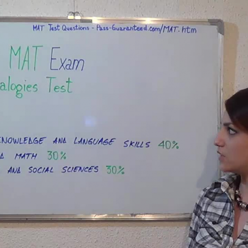 MAT – Practice Exam Test Questions Graduate Admission