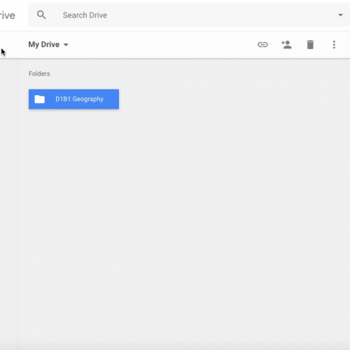 Creating Folders in Google Drive