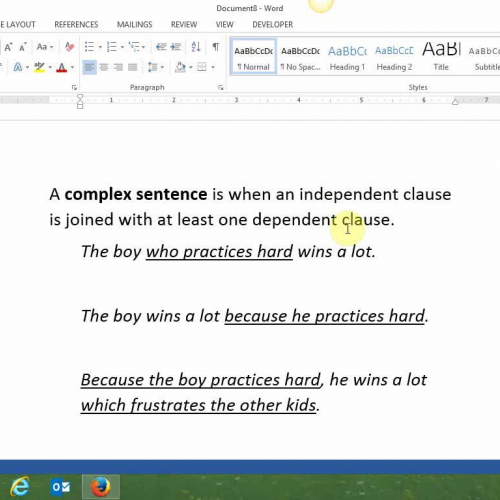 Compound Sentences