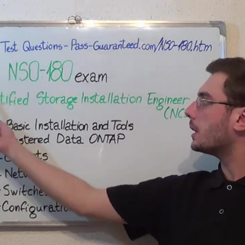 NS0-180 – Practice Exam Test Questions Network Appliance