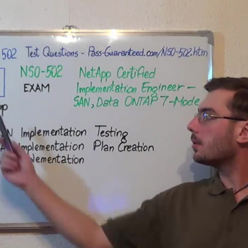 NS0-502 – Practice Exam Test Questions Network Appliance