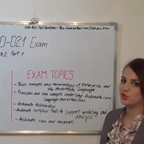 OG0-021 – Practice Exam Test Questions The Open Group