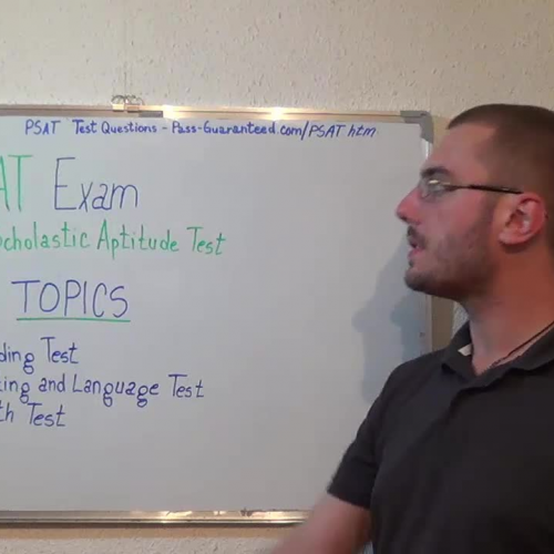 PSAT – Practice Exam Test Questions College Admission