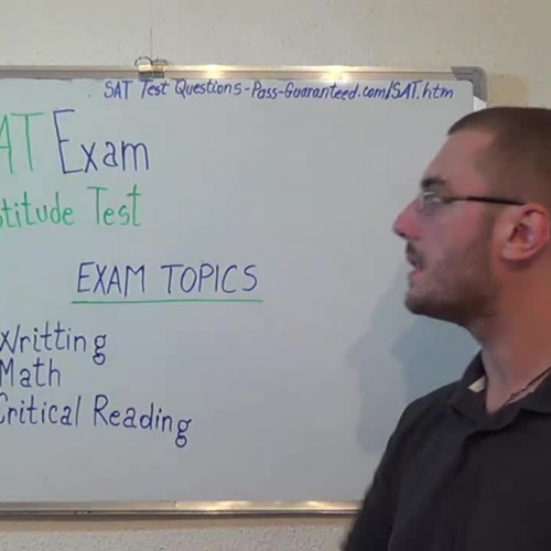 SAT – Practice Exam Test Questions College Admission