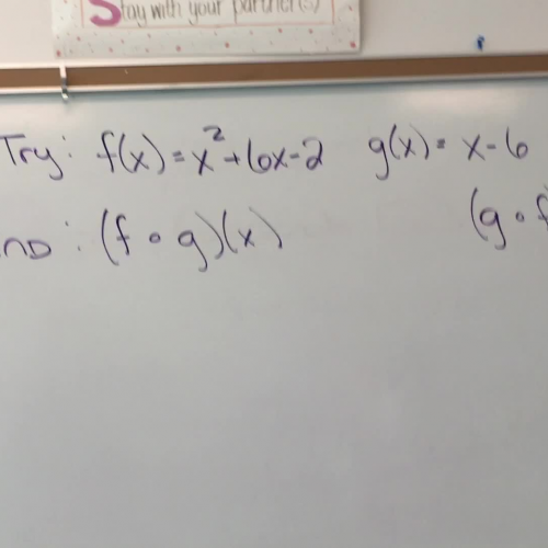 Lesson 6-1: Operations w/ Functions (pt. 4) 