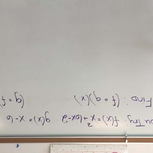 Lesson 6-1: Operations w/ Functions (pt. 5)