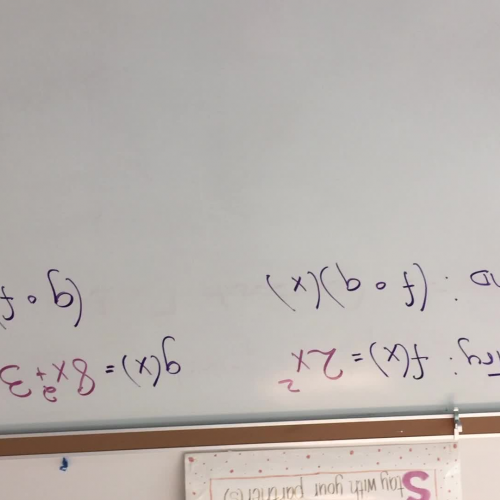 Lesson 6-1: Operations w/ Functions (pt. 6)