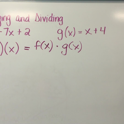 Lesson 6-1: Operations w/ Functions (Lesson 2b)