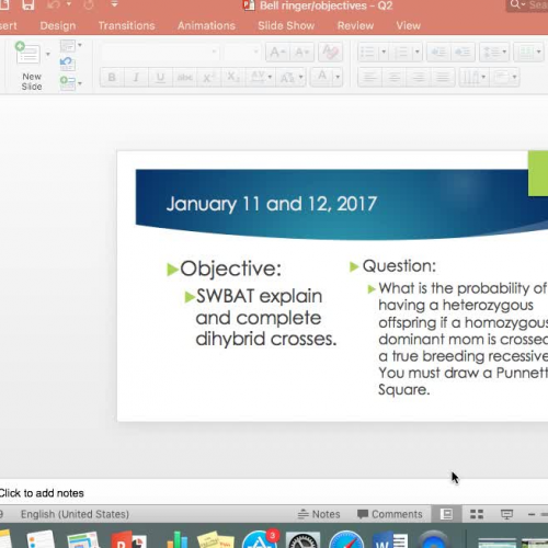 Question and Objective 