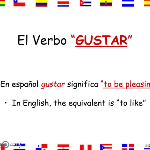 The Verb Gustar
