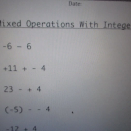 add subtract multiply divide integers