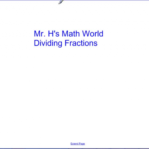 Dividing Fractions