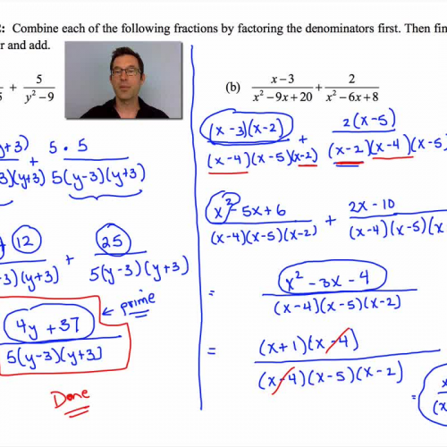 Common Core Algebra II.Unit 10.Lesson 8.Adding and Subtracting Rational Expressions