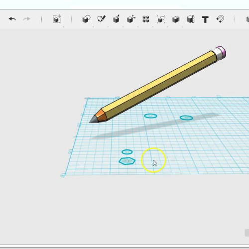 finished project of a pencil 