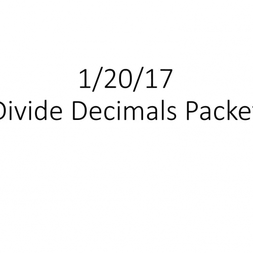 1.20.17 Divide Decimals Part 2