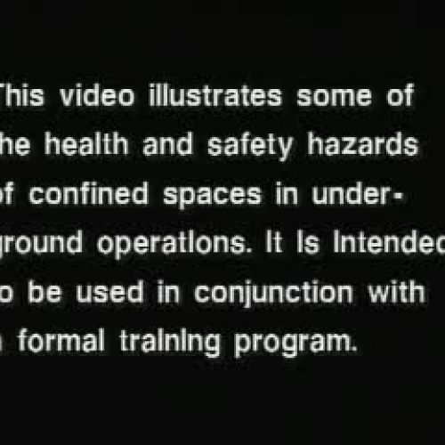 Confined Spaces Deadly Spaces