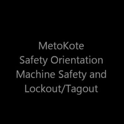 Machine Safety Lock Out Tag Out