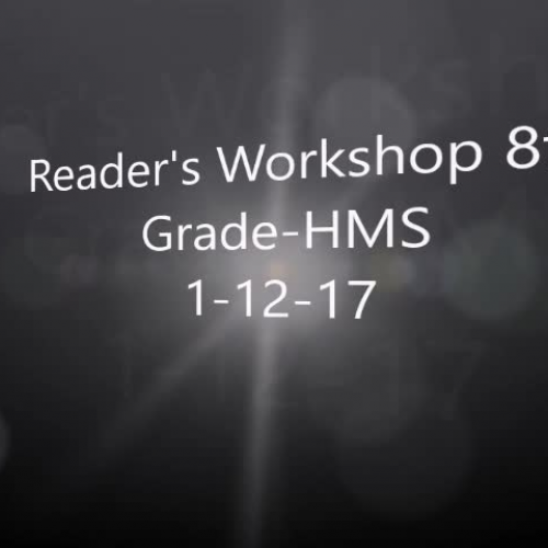 Reader's Workshop 8th Grade-HMS