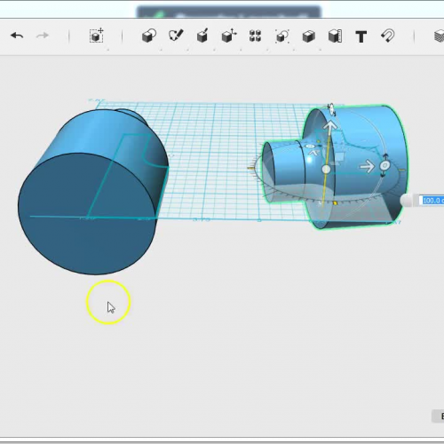 Creating a bottle in 123d design 