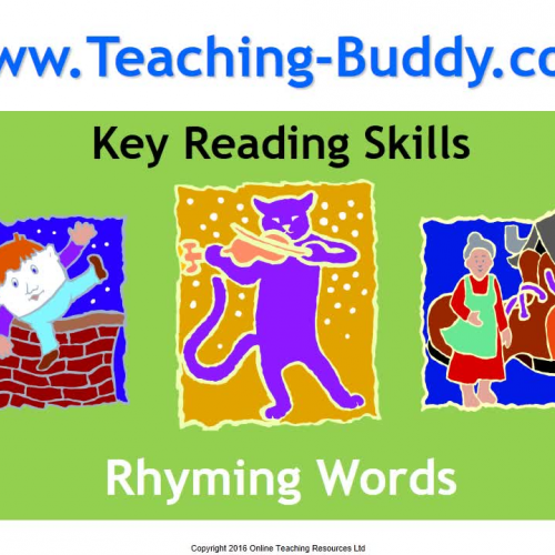 Rhyming Words Teaching Resource
