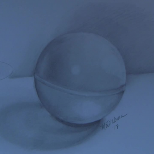 Drawing a Sphere with a 2B pencil
