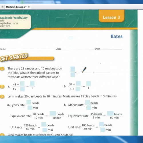 Module 5 Lesson 3 Rates