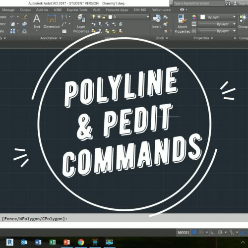polyline and pedit