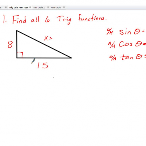 Trig unit pre test part 1