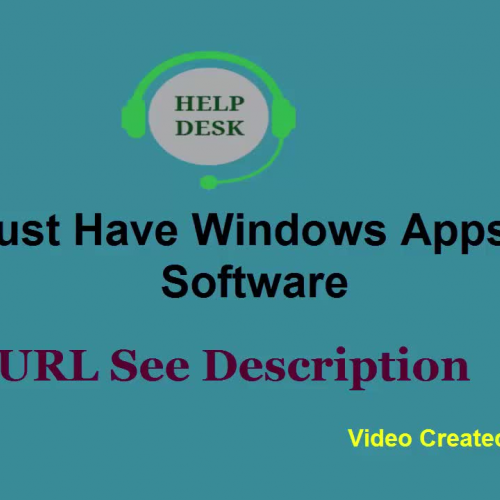 7 Most important windows apps and software