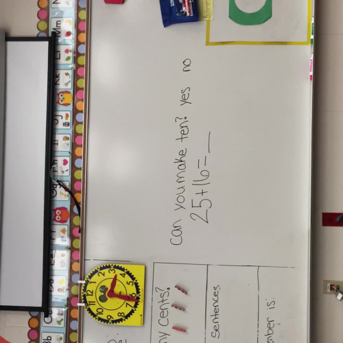 Adding double digits and making 10