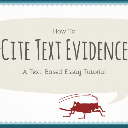 How To Cite Text Evidence (Updated Version Available)