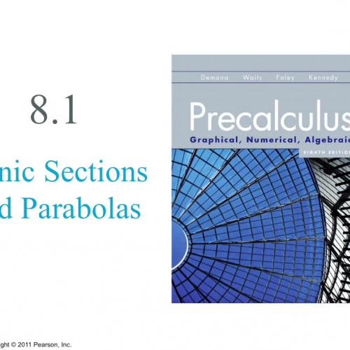 Precalculus 8.1