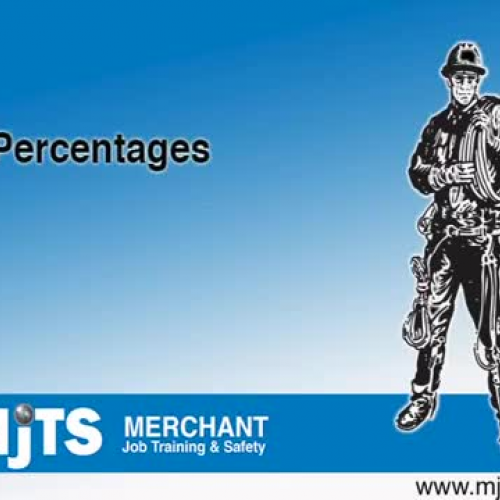 Percentages for the Electrician