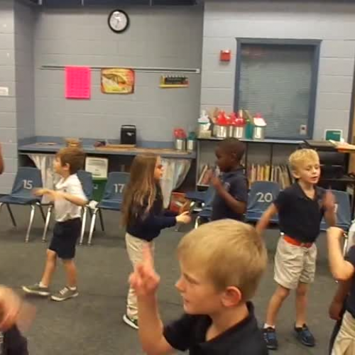 16-17 Ms. Simon's kindergarten class "I Like You" by Gagne