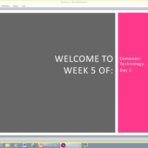 Computer Class Week 5