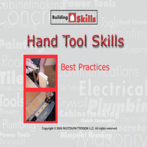 Hand Tool Wrap Up video