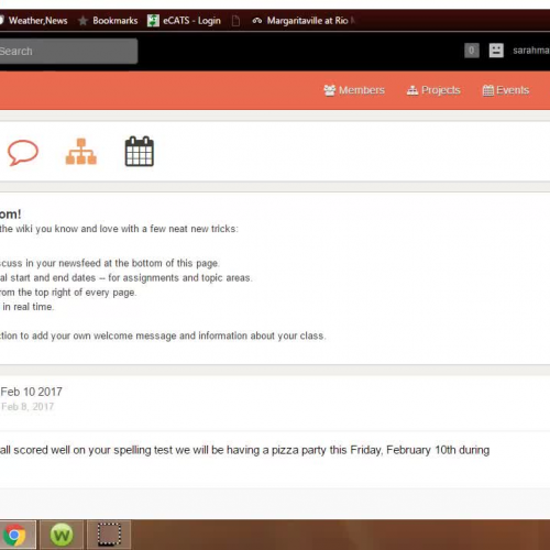 Screencast of Wikispaces