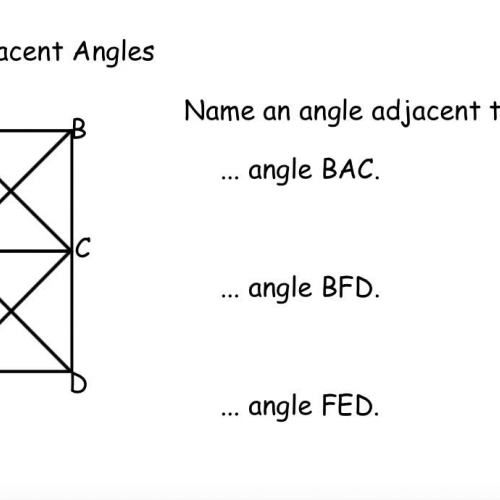 Naming Adjacent Angles (additional example)