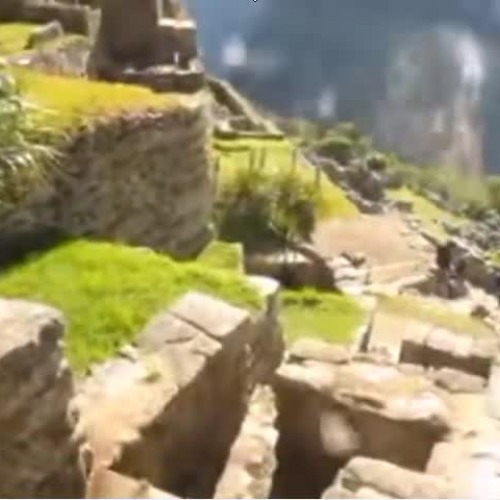 Incan Irrigation at Machu Picchu