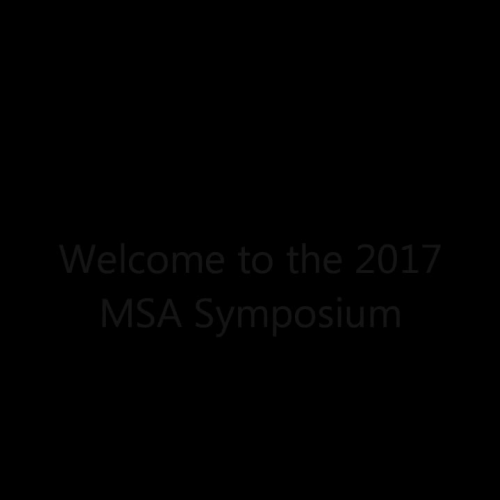2017 OLHS MSA Sympsoium