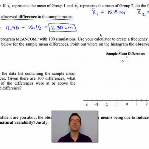 Common Core Algebra II.Unit 13.Lesson 7.The Difference in Sample Means