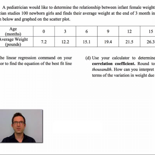 Common Core Algebra II.Unit 13.Lesson 8.Linear Regression and Lines of Best Fit