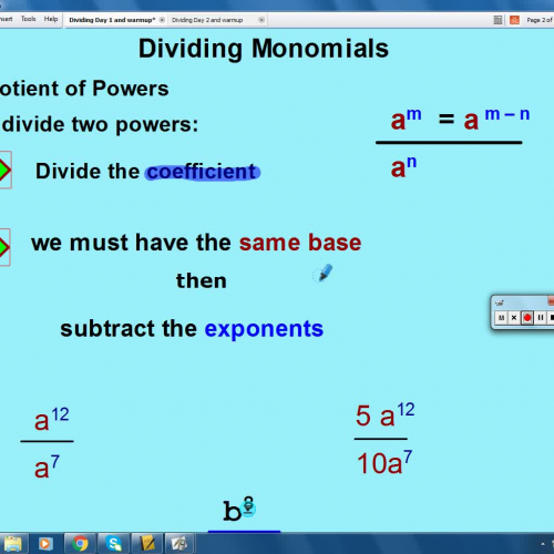 Polynomials Part 6- Division