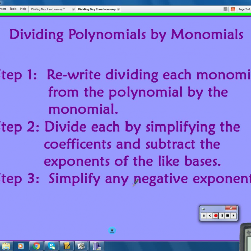 Poly Division Part 3