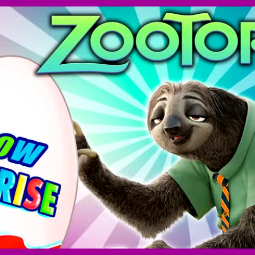 Best Surprise Show!!! Kinder Surprise - Zootopia. 