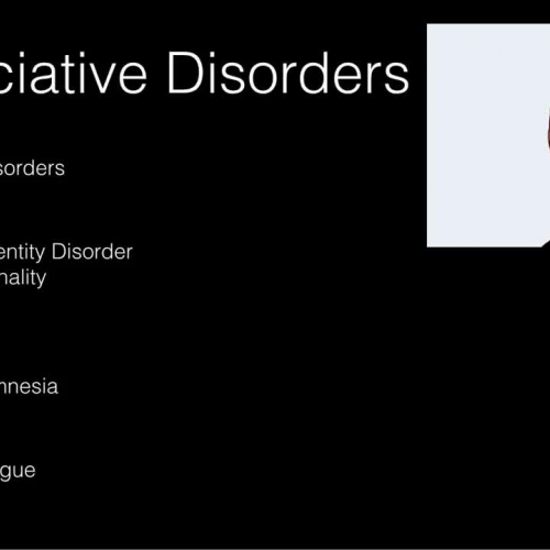 AP Psychology - Psychological Disorders - Part 3 - Dissociative Disorders