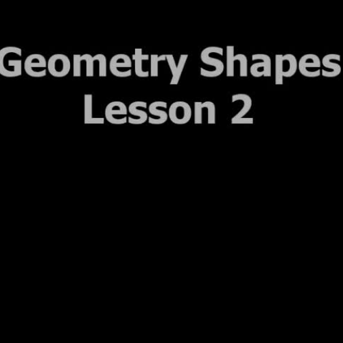 Geometry Shapes Lesson 2