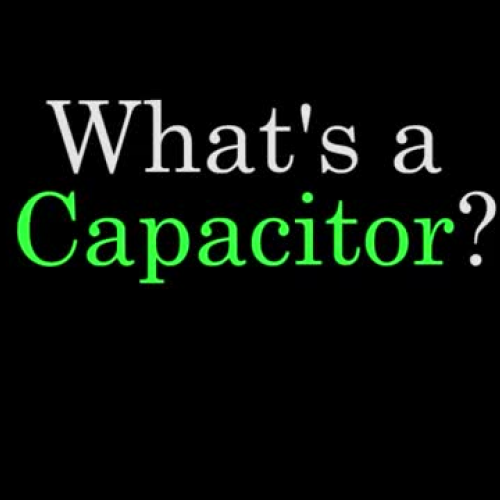 Capacitors and capacitance